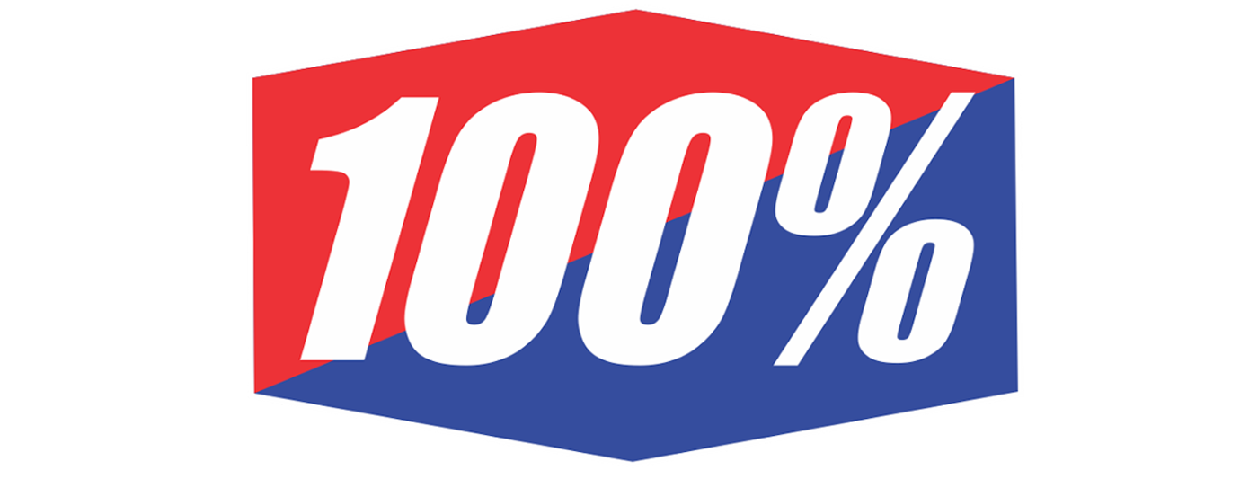 100%